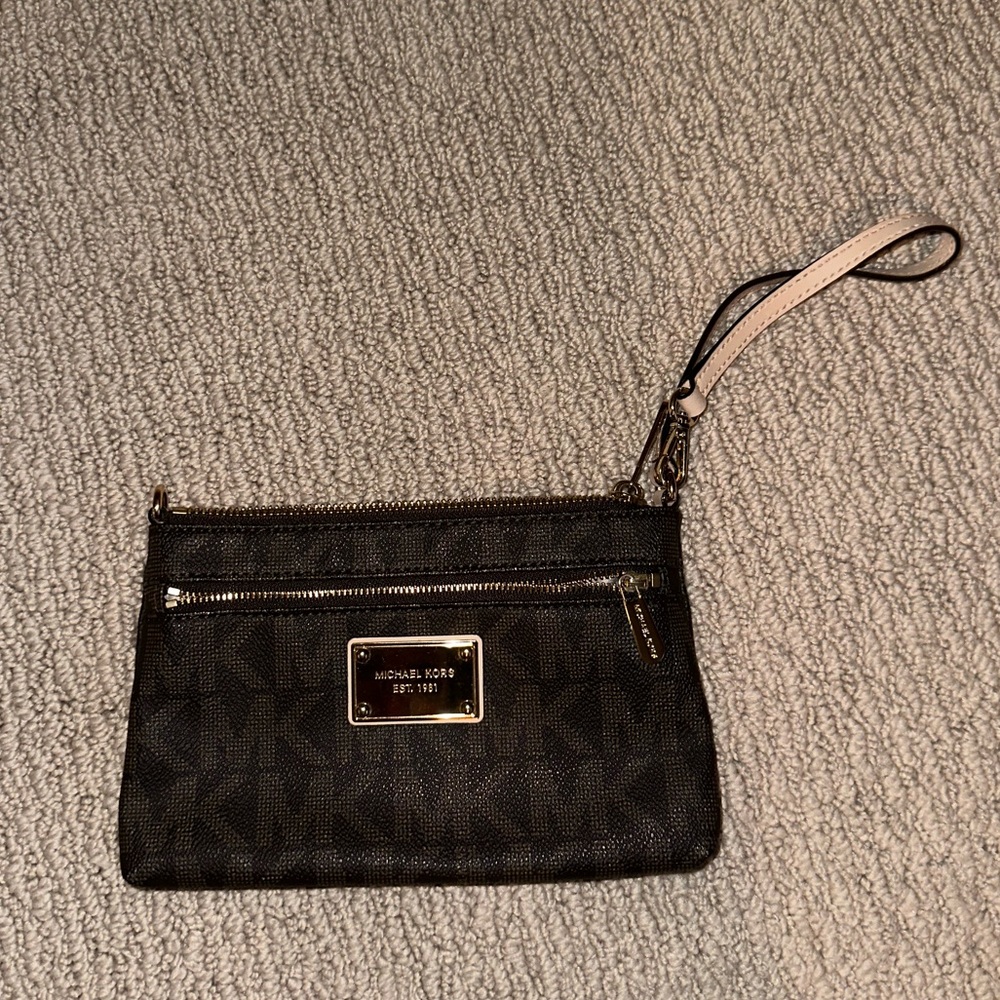 Michael Kors Monogram Wristlet